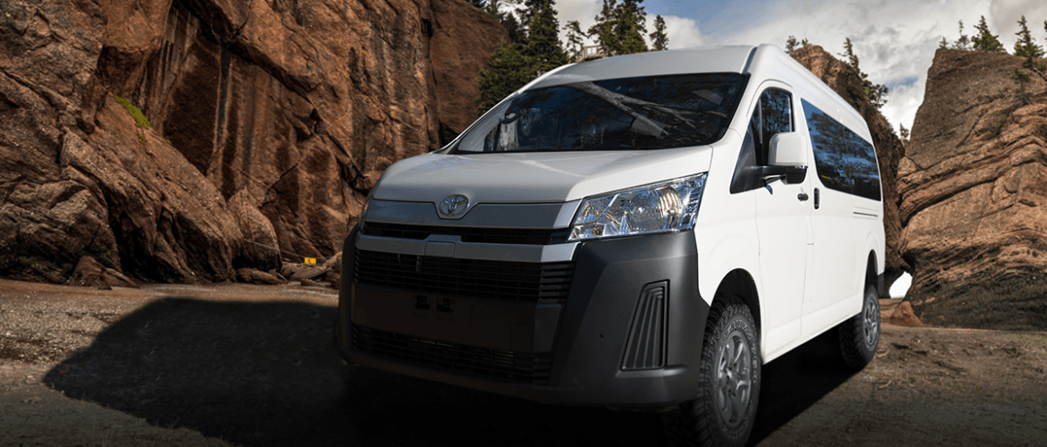 4×4 Conversion of 2019 Toyota Commuter Bus
