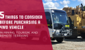 Maximising Efficiency and Safety in Mining, Tourism, and Remote Terrains: The Importance of Choosing the Right 4WD Bus or Van
