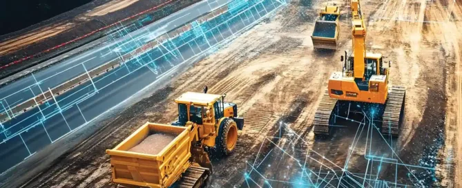 Government 32 Various pieces of mining equipment in operation at a site | image for the Government Industries page.